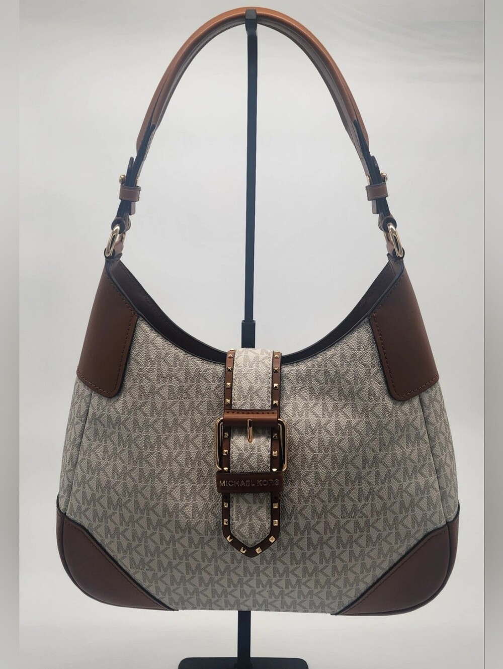 Michael Kors Lillian Medium Shoulder Bag Vanilla Acorn NWT